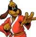 Hong Kong Phooey at one with the universe and ready to fight.