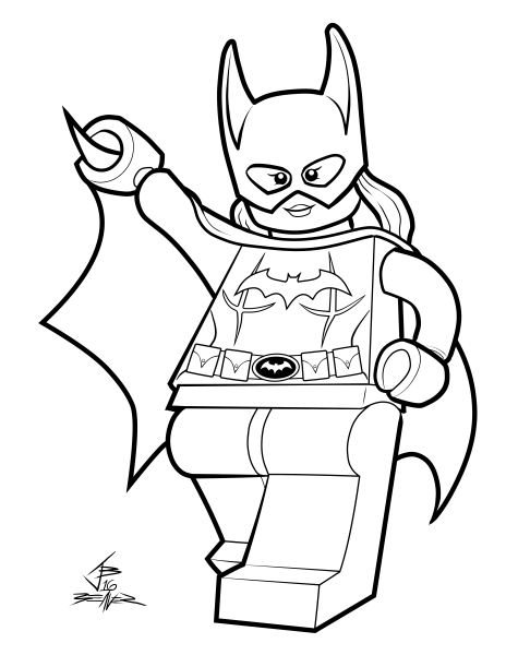 Illmosis Art: Lego Batgirl