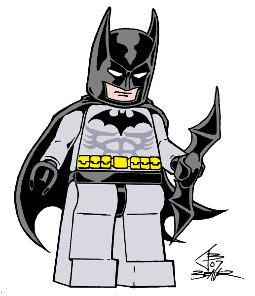 Illmosis Art: Lego - Batman Minifig