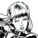 Hastily-drawn Black Widow.