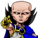 Uatu the Watcher from Marvel Comics.