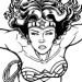 Wonder Woman flying at the camera