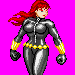 Black Widow sprite from scratch.