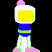 Lit bomb version of pose 1