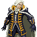 Pixel artwork of Alucard F. Tepes from Castlevania: Symphony of the Night.
