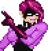 Marvel's villain-turned-hero Diamondback in sprite form