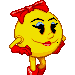 Scratch-made sprites of Ms. Pac-Man
