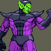 Various villains from Marvel Comics in sprite form