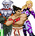 Scratch-made sprites of Tekken series characters