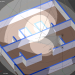 Blender set-up for the 384 x 224 pixel version of the background